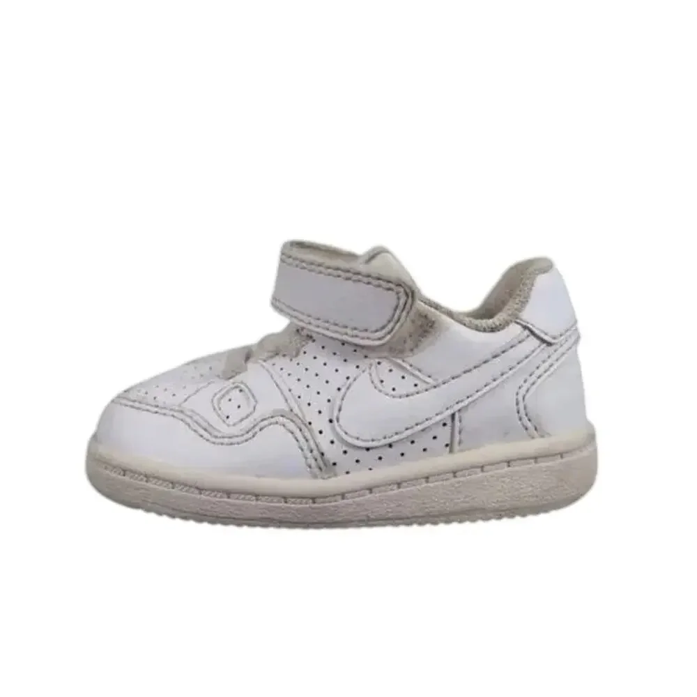 Nike Shoes Baby 4 Sneaker Son Of Force Toddler Basketball Perforated White Strap - Picture 3 of 12
